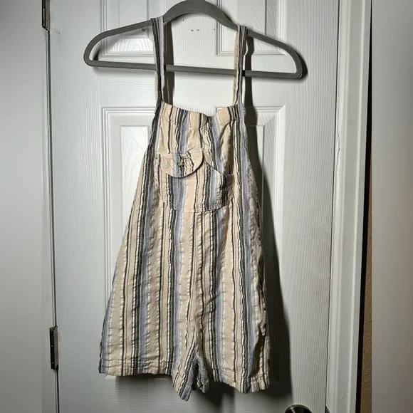 Urban Outfitters Chelsea Linen Short Overalls — Size S - Picture 2 of 4